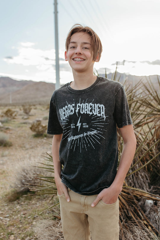 Vegas Forever Stonewash T-Shirt (Unisex)