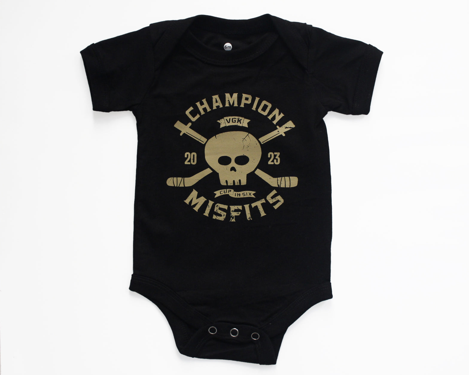 Champion Misfits Golden Knights Fan Onesie Baby