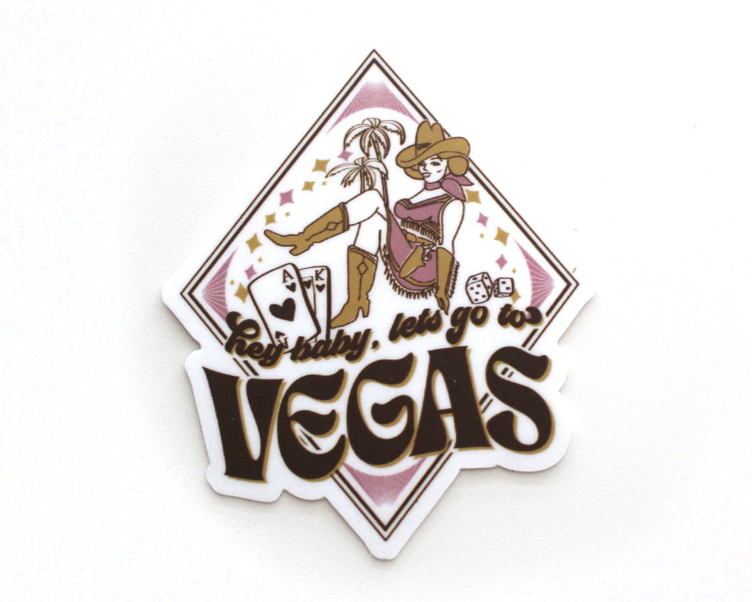 Let's go to Vegas (Vegas Vickie) Sticker
