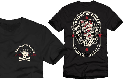 Raised in Vegas's RIP to my Childhood T-shirt (Unisex)