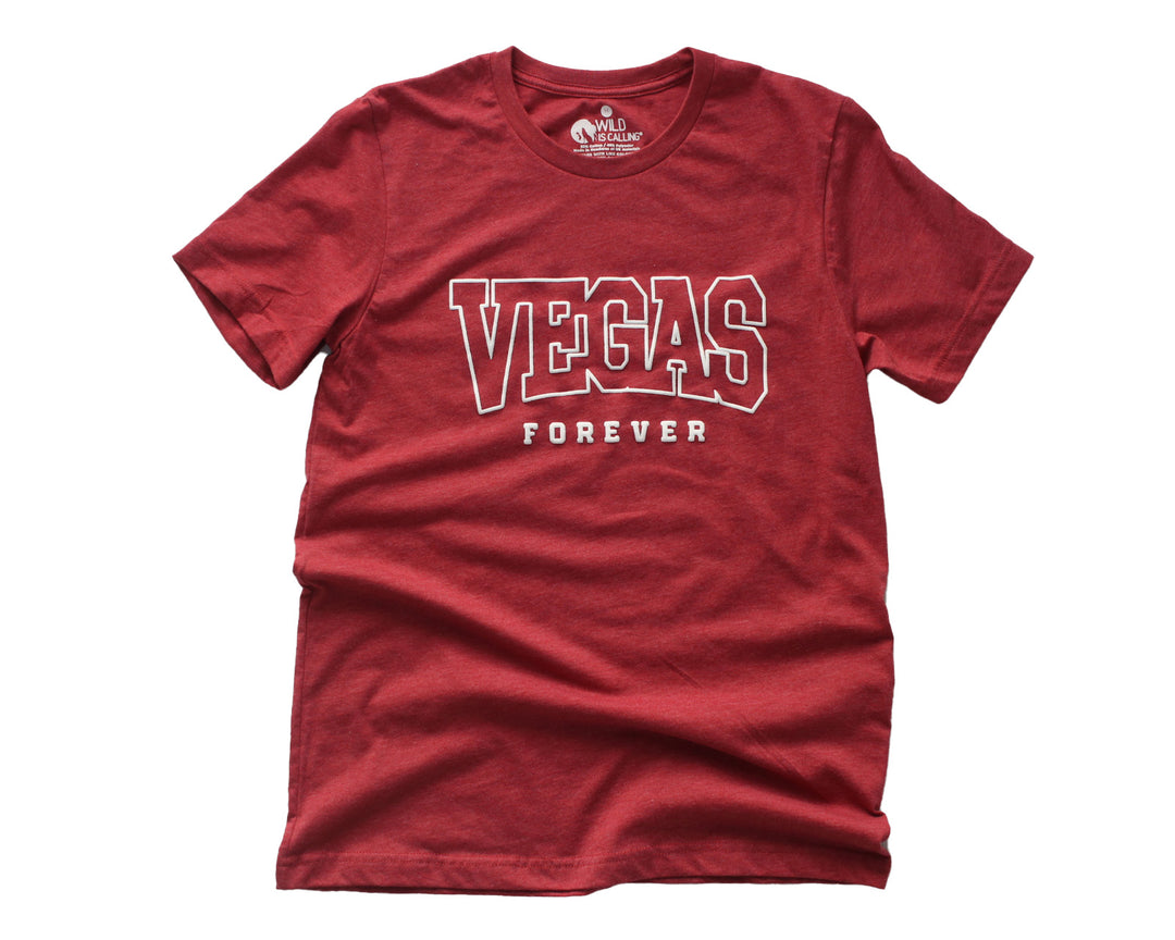 Vegas Forever Puff College-style T-Shirt (unisex)
