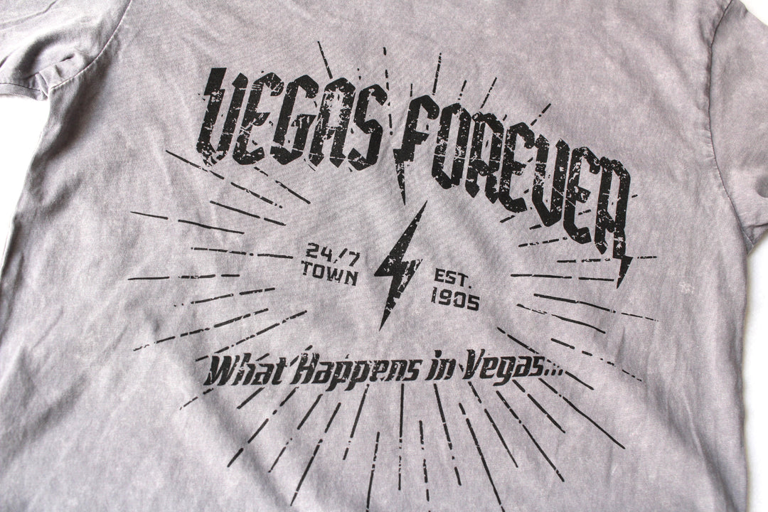 Vegas Forever Stonewash T-Shirt (Unisex)