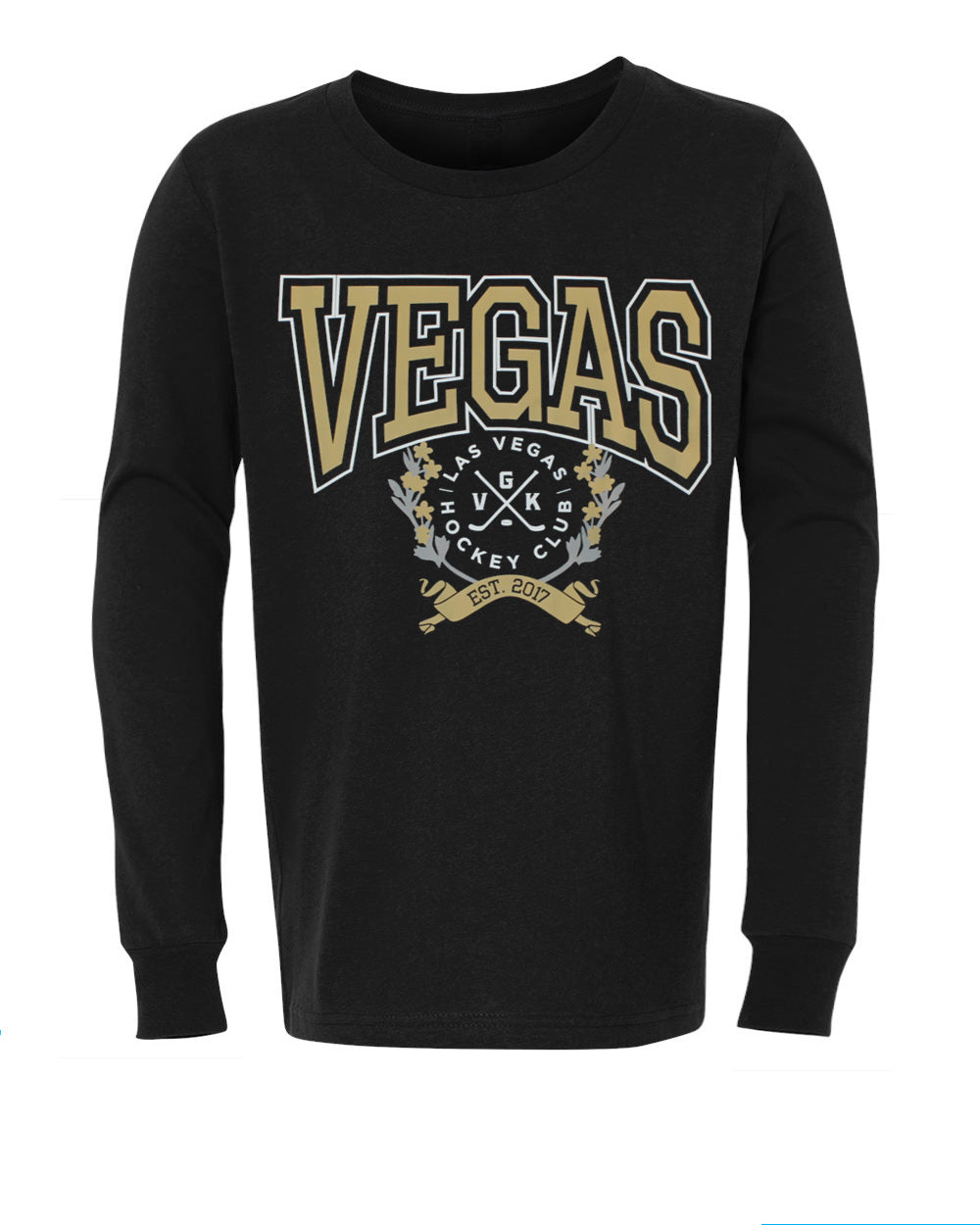 Vegas Hockey VGK College Style L/S (Kids)