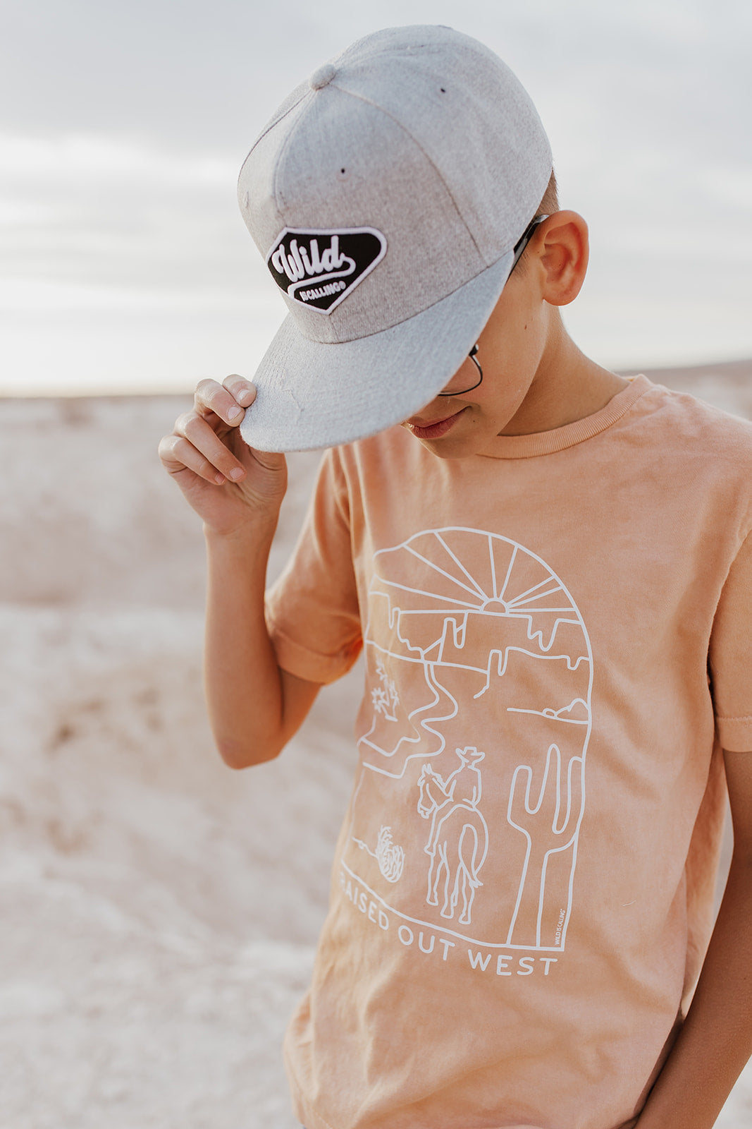 Tan Wild is Calling Patch Hat (Kids & Baby)