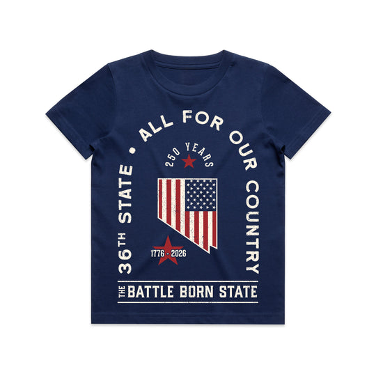 Nevada Celebrates 250 Years of USA- T-shirt (Kids)