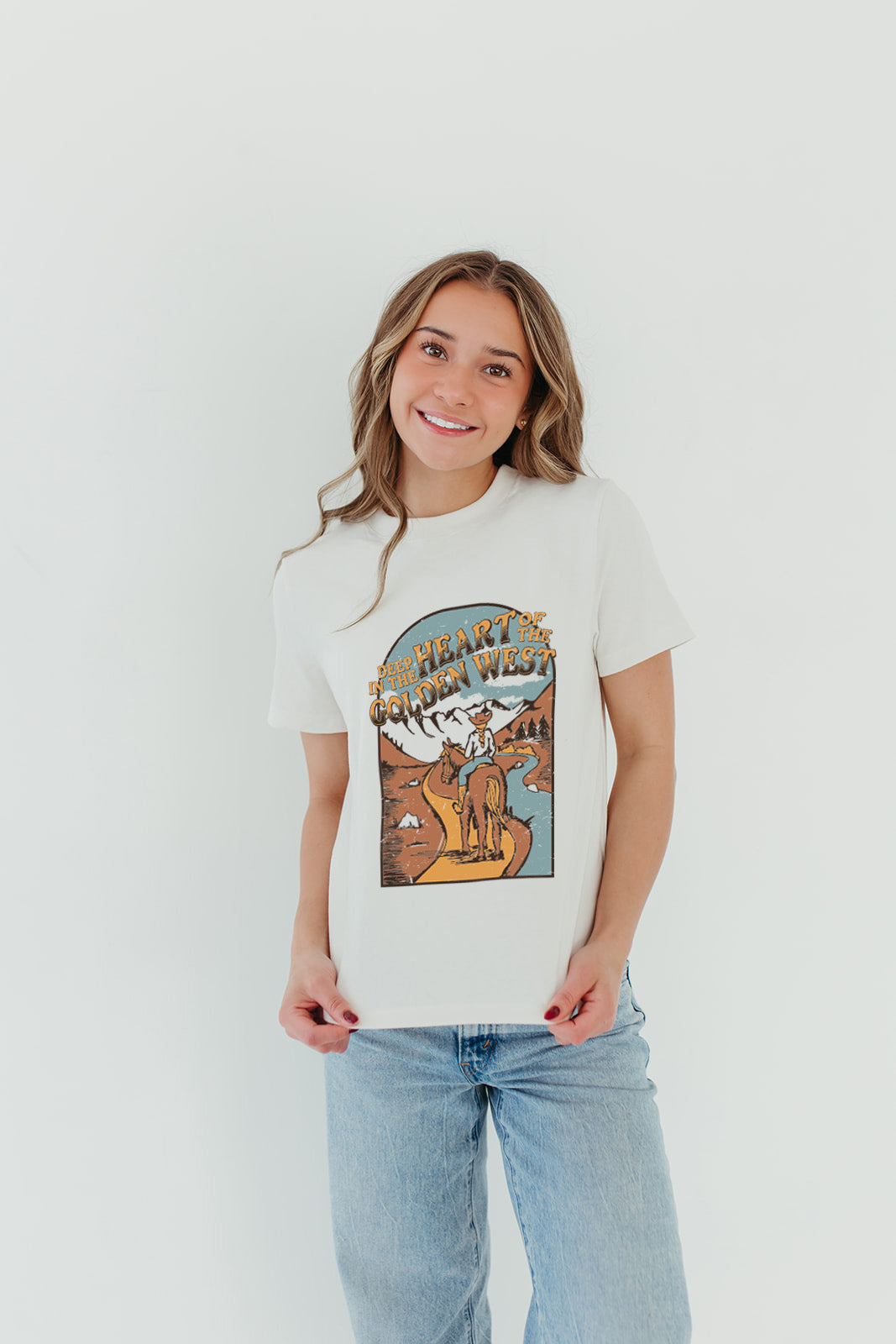 Golden West Boxy T-shirt (Adult)