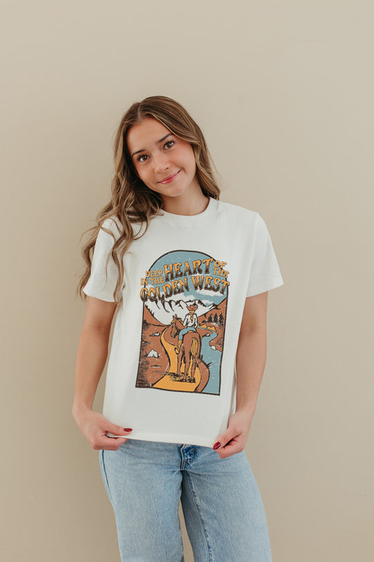 Golden West Boxy T-shirt (Adult)