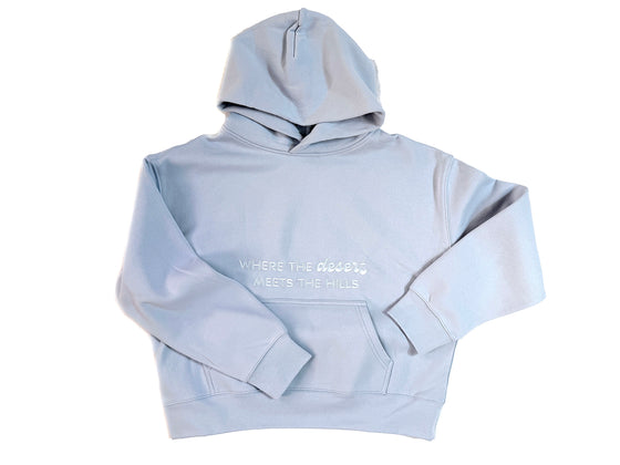 Desert Meets the Hills Embroidered Hoodie Sweatshirt (women)