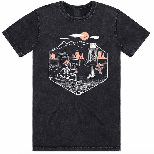 Ghost Town Too Halloween Skeleton T-shirt (unisex)