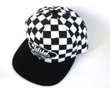 Checkered Black Wild Patch snapback hat (Youth)