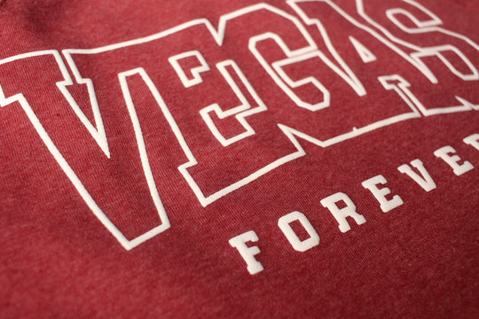 Vegas Forever Puff College-style Sweatshirt (unisex)