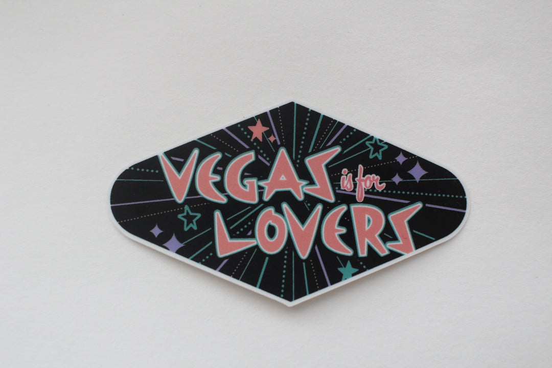 Vegas is for Lovers Sticker