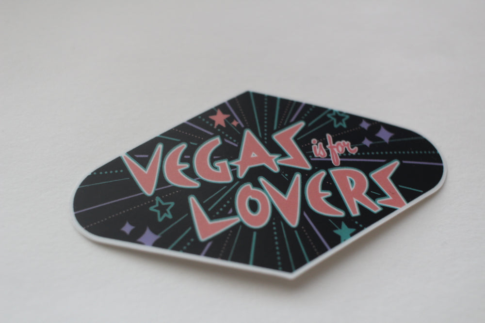 Vegas is for Lovers Sticker