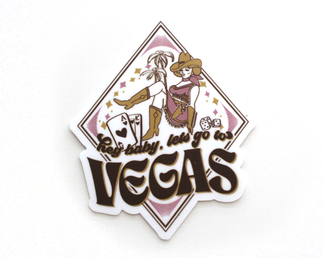 Let's go to Vegas (Vegas Vickie) Sticker