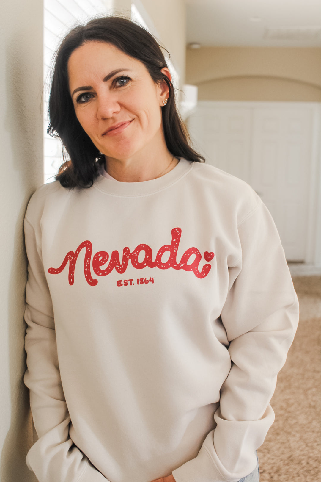 Nevada Love Pullover Fleece Sweatshirt (unisex)