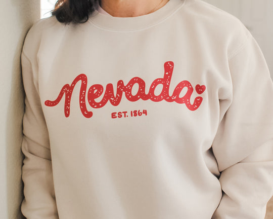 Nevada Love Pullover Fleece Sweatshirt (unisex)