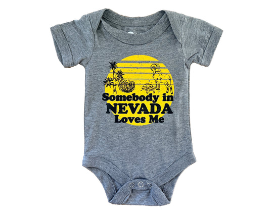 Somebody in NVLoves Me Onesie/T-shirt (kids)