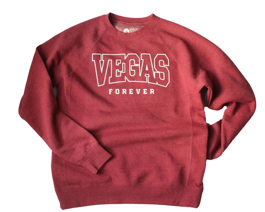 Vegas Forever Puff College-style Sweatshirt (unisex)