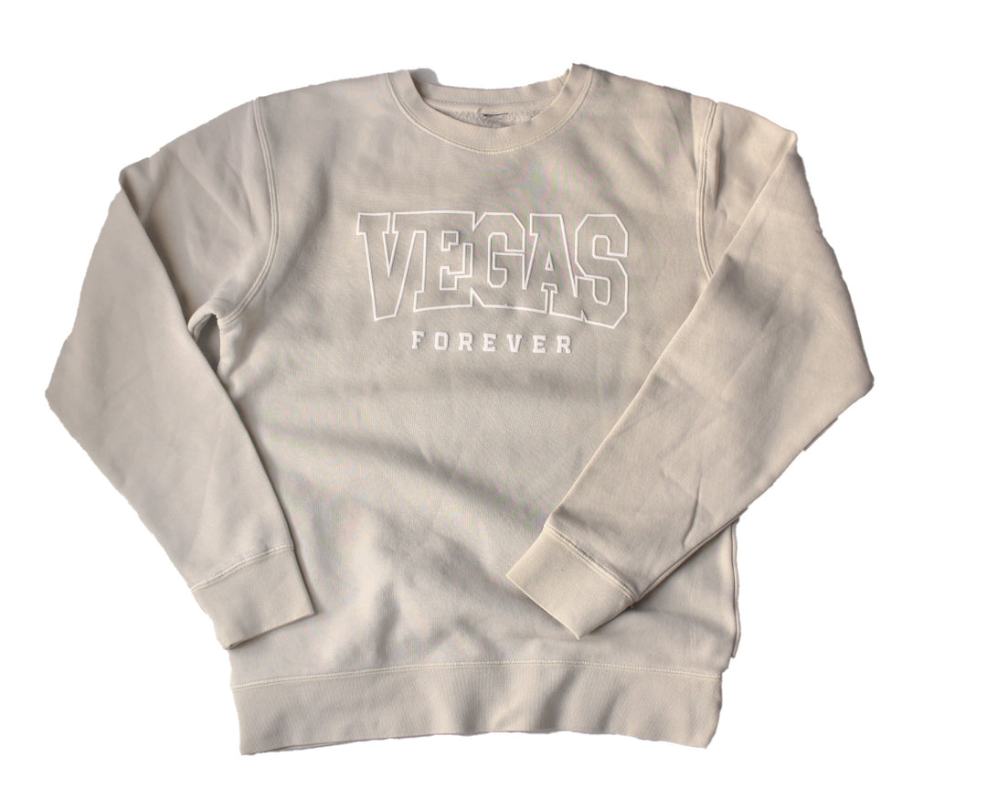 Vegas Forever Puff College-style Sweatshirt (unisex)