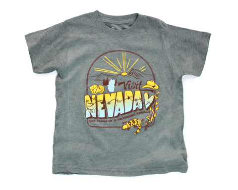Visit Nevada Retro T-shirt (Kids/Baby)