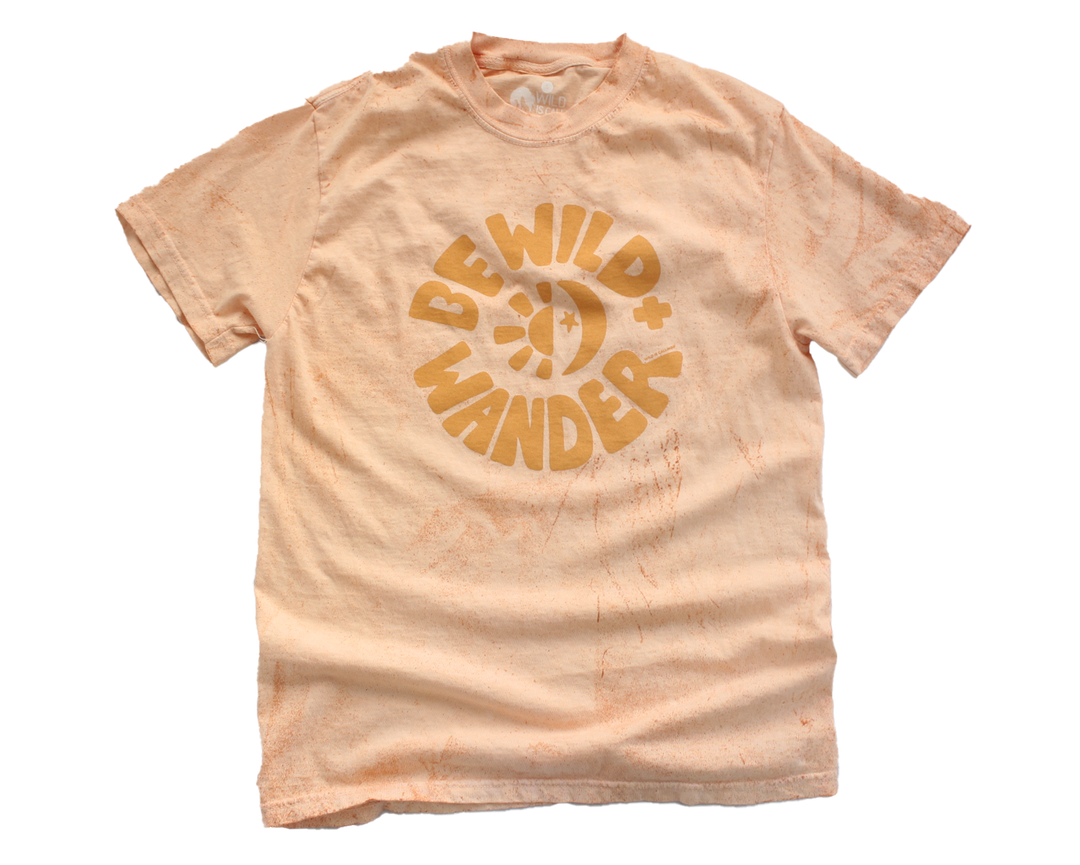 Wild + Wander Colorblast Tangerine T-Shirt  (Unisex)