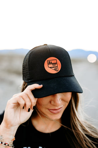 Nevada Pine Sun Cactus Backcountry trucker hat (Adult)