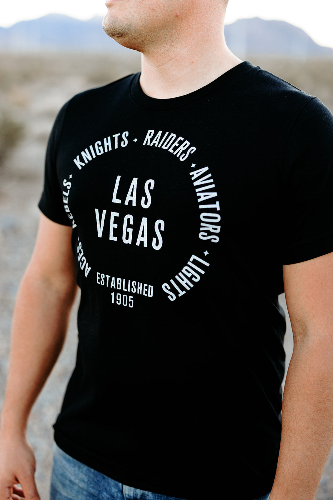 Vegas Teams Black T-shirt (Unisex)